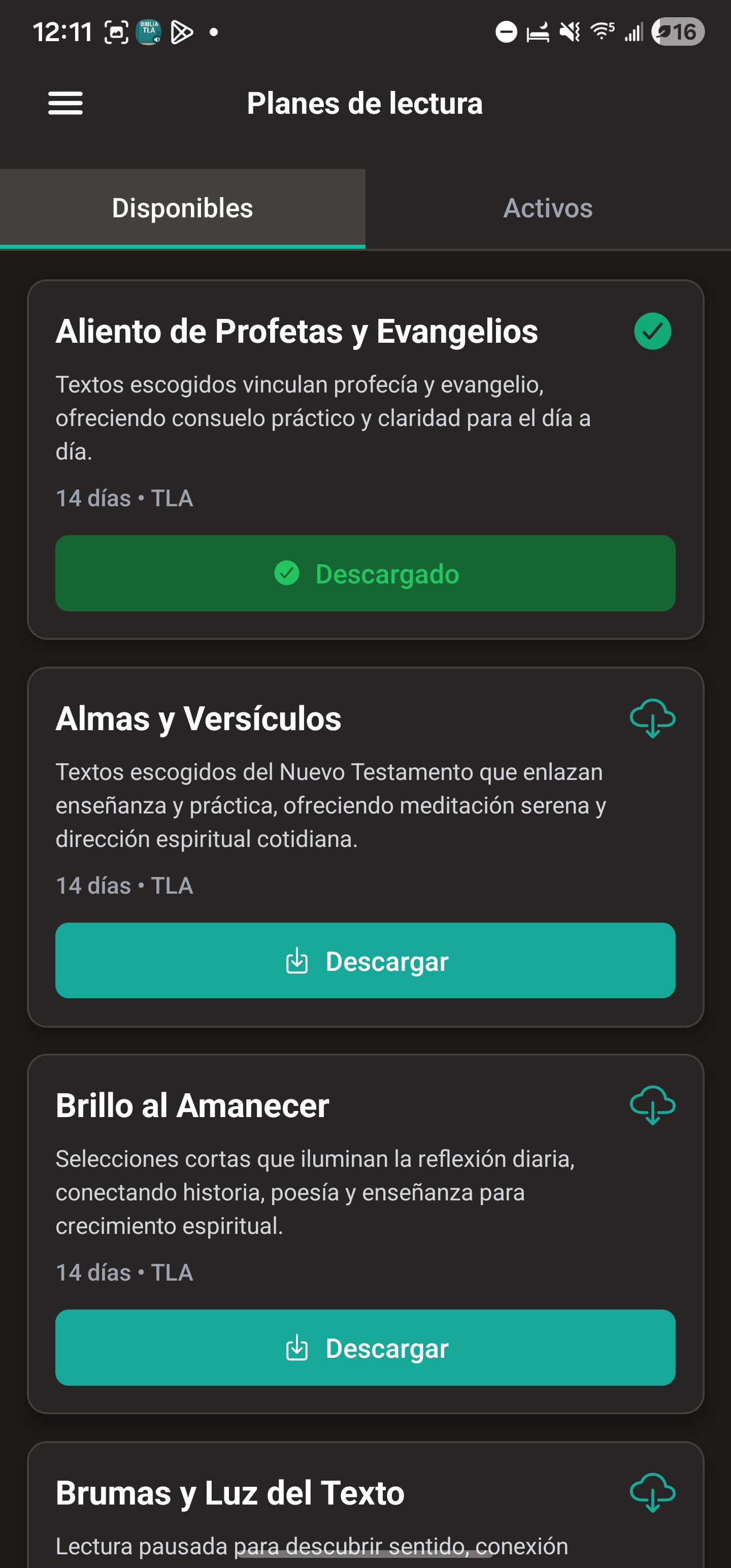 Biblia TLA — Spanish Bible App screenshot 4
