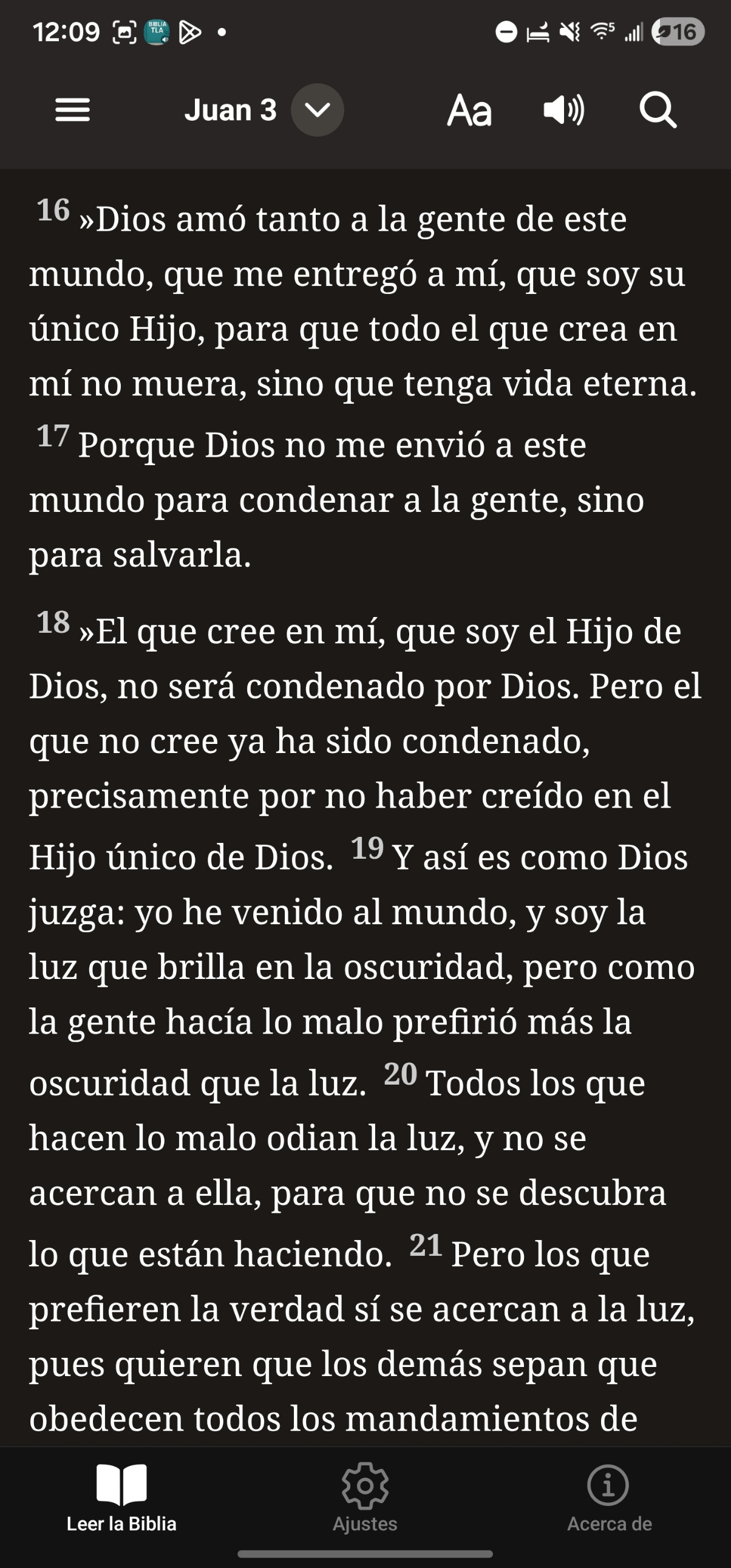 Biblia TLA — Spanish Bible App screenshot 1